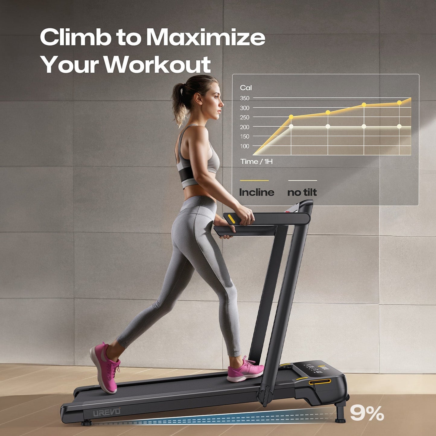 Elevate Your Fitness with the UREVO Strol 1 Pro Treadmill! - Walking Pad IE - Ireland