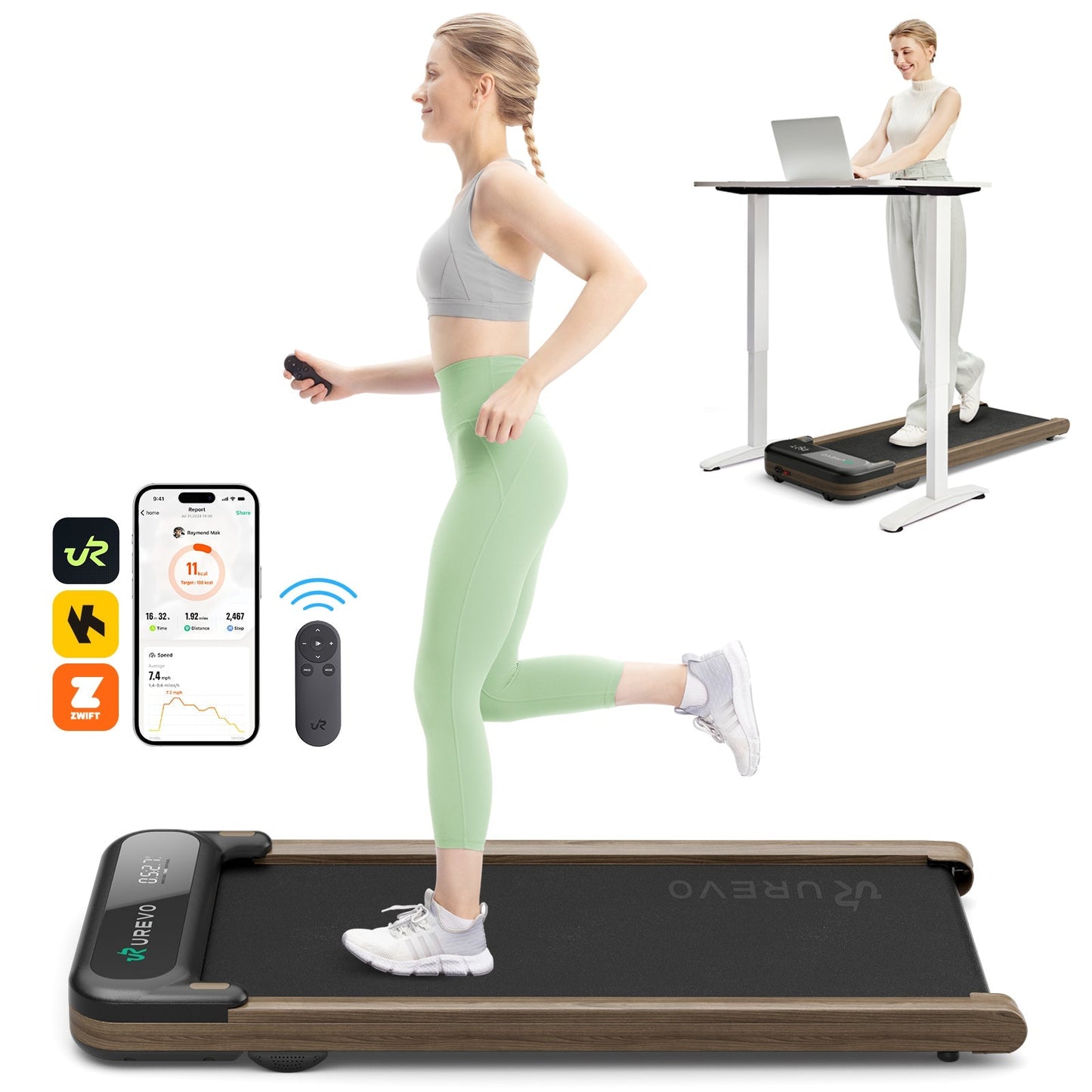 Experience the UREVO SpaceWalk E4 Treadmill: Your Perfect Workout Companion! - Walking Pad IE - Ireland