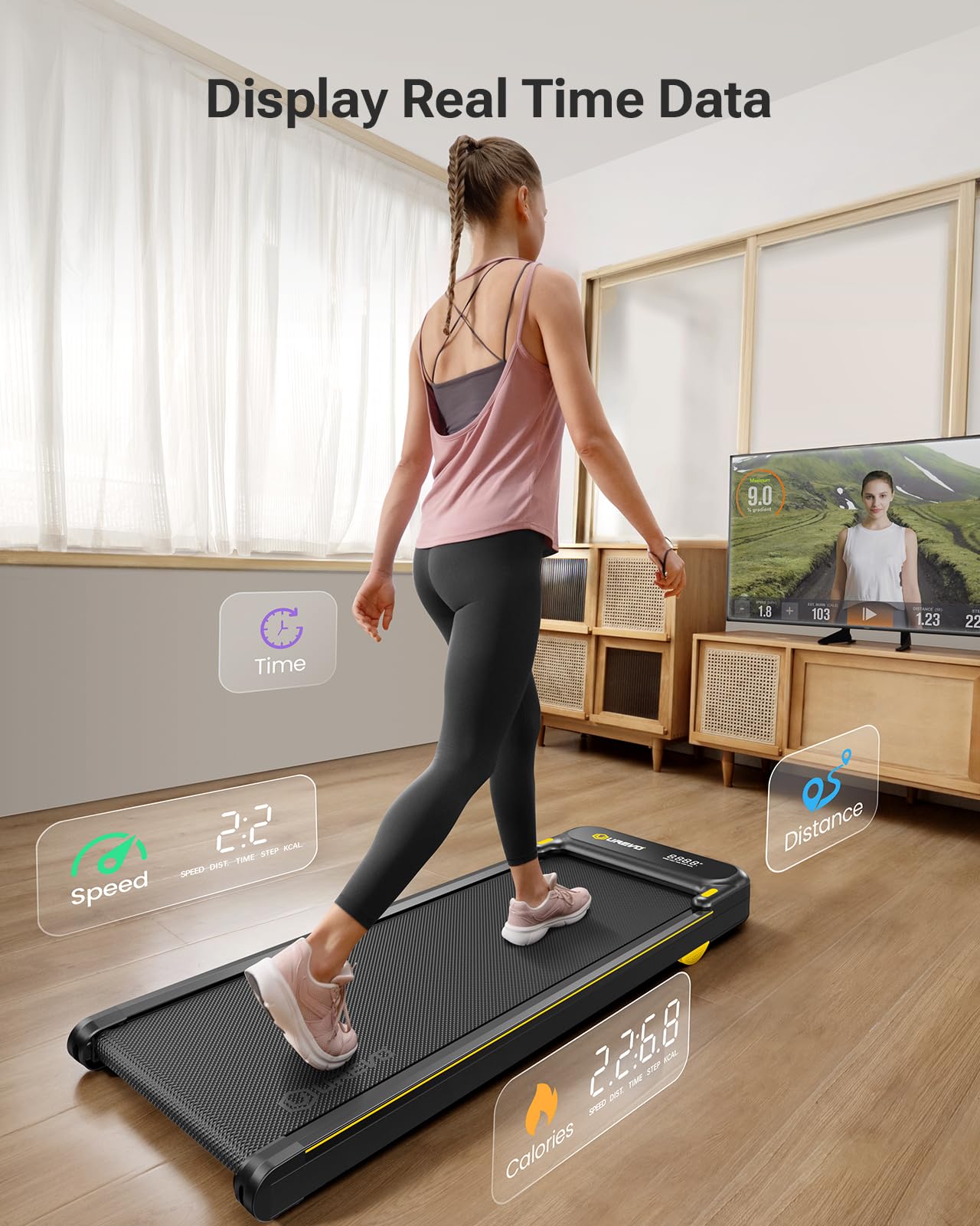Experience the UREVO SpaceWalk E4 Treadmill: Your Perfect Workout Companion! - Walking Pad IE - Ireland