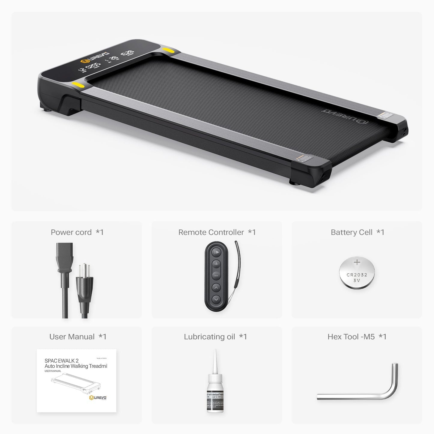 UREVO SpaceWalk 2 Ultra - Compact Treadmill for Effortless Home Workouts - Walking Pad IE - Ireland