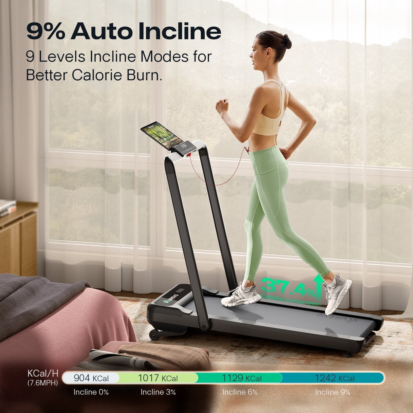 UREVO Strol 2S Pro Folding Treadmill - Your Ultimate Fitness Companion! - Walking Pad IE - Ireland