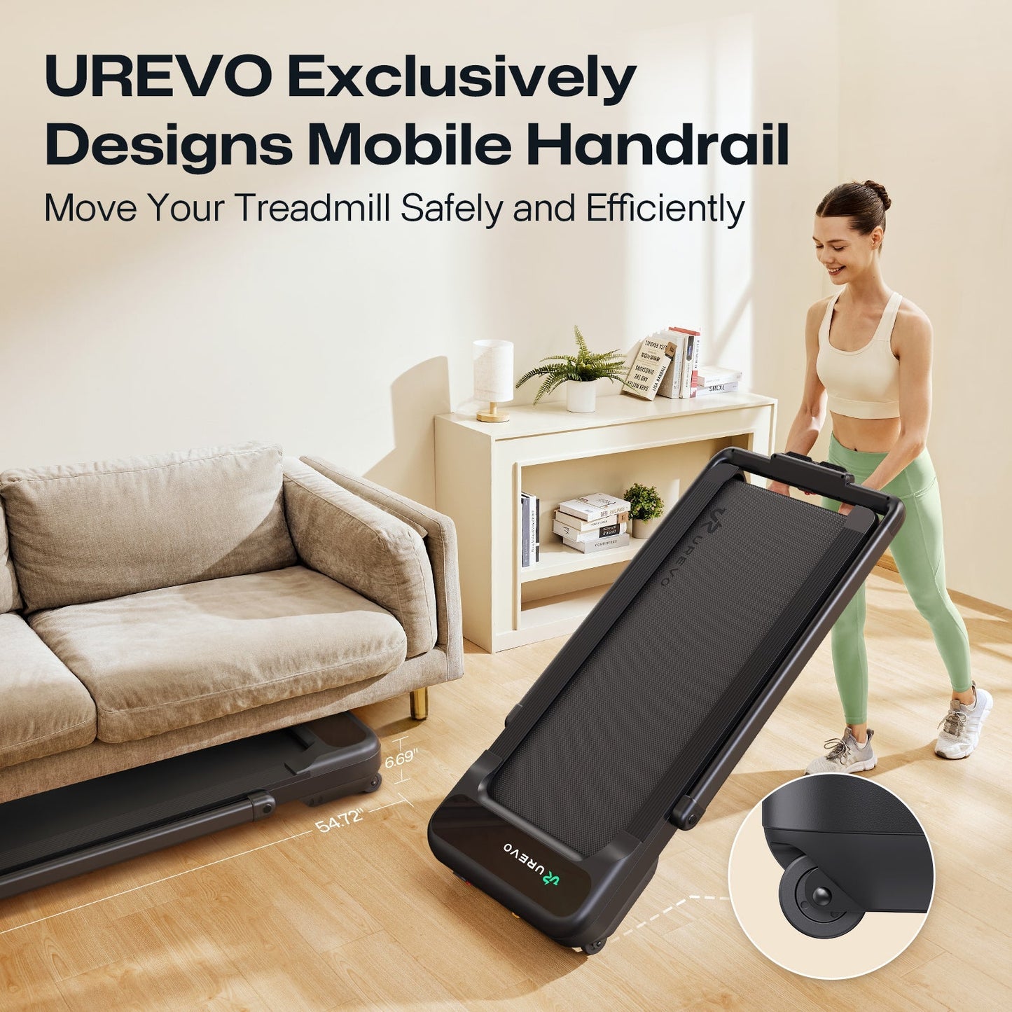 UREVO Strol 2S Pro Folding Treadmill - Your Ultimate Fitness Companion! - Walking Pad IE - Ireland