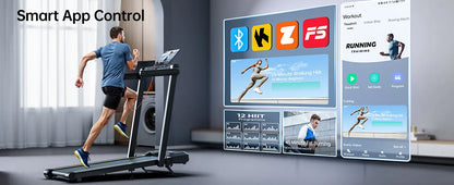 Walking Pad Treadmill with 12% incline