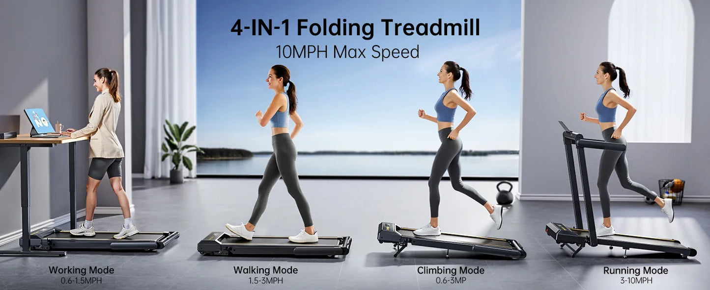 Walking Pad Treadmill with 12% incline