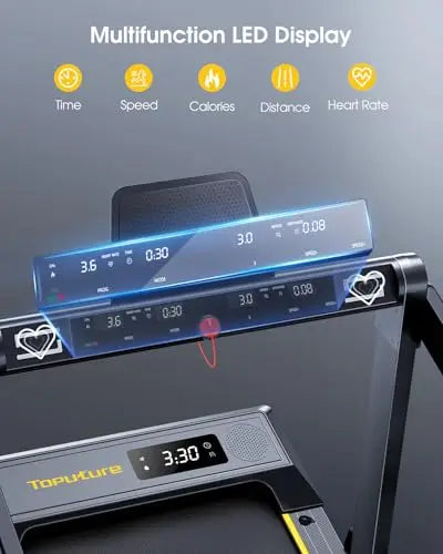 Walking Pad Treadmill with 12% incline