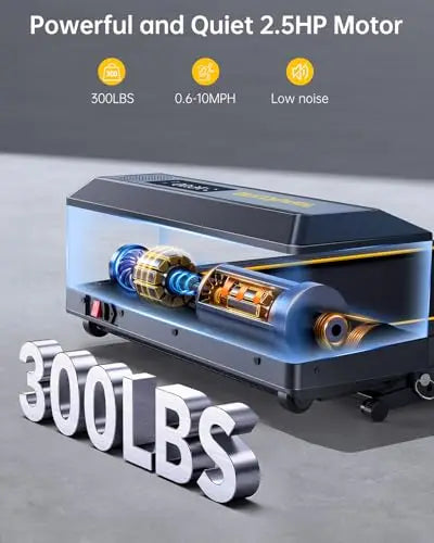 Walking Pad Treadmill with 12% incline