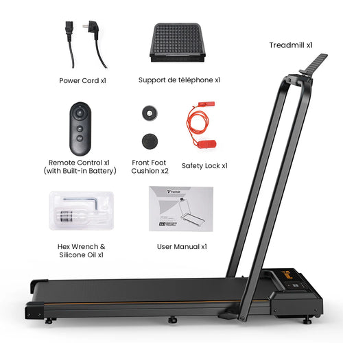 C1 Pro Walking Pad Treadmill Ireland | 2.7HP Foldable Electric Treadmill | 300lbs Capacity