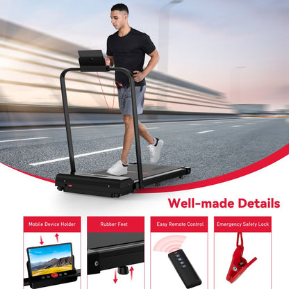 Compact C1 Folding Treadmill - Adjustable Speed 1-10 KM/H for Your Home Workout