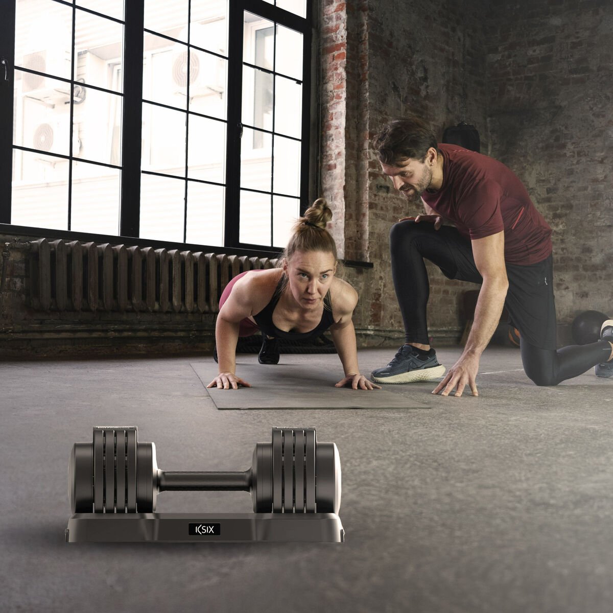 Dumbbells KSIX Black - Walking Pad IE - Ireland