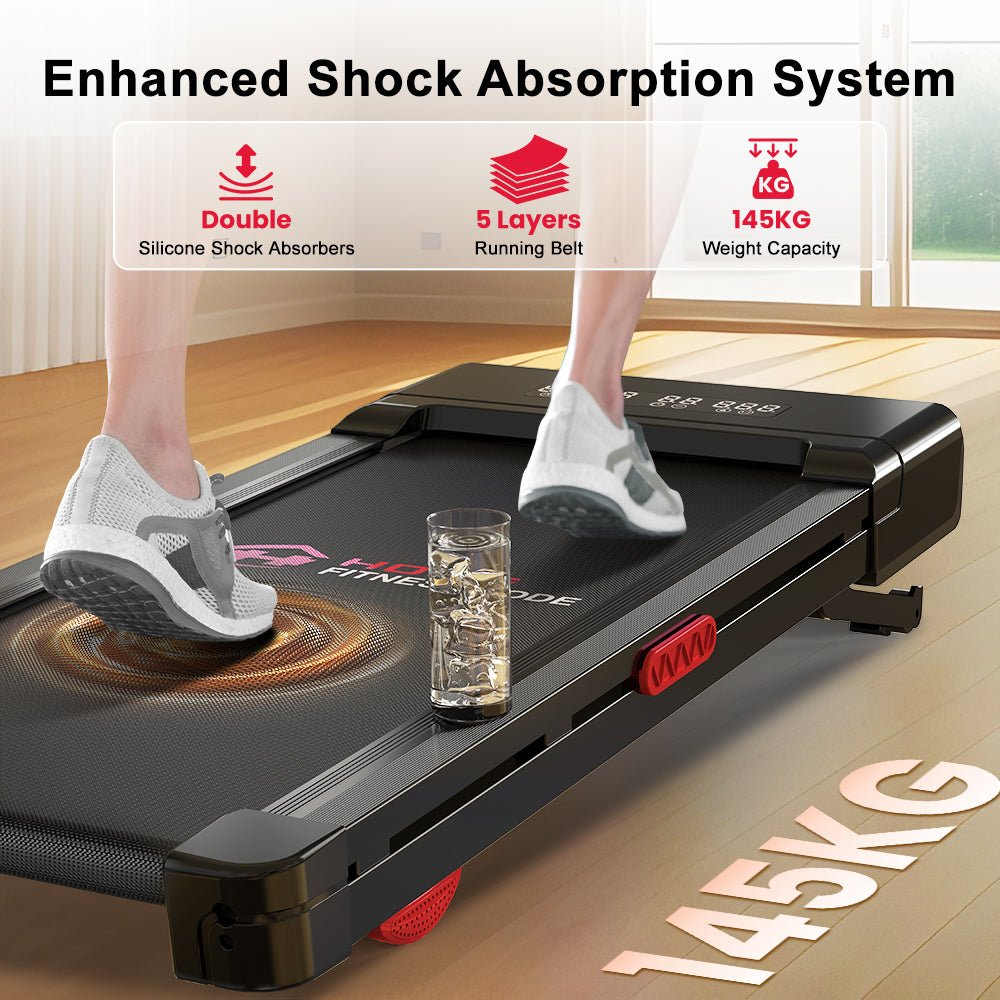Homefitnesscode Y1 Treadmill: 0 - 9% Auto Incline & Adjustable Speed from 1 - 10 KM/H - Walking Pad IE - Ireland