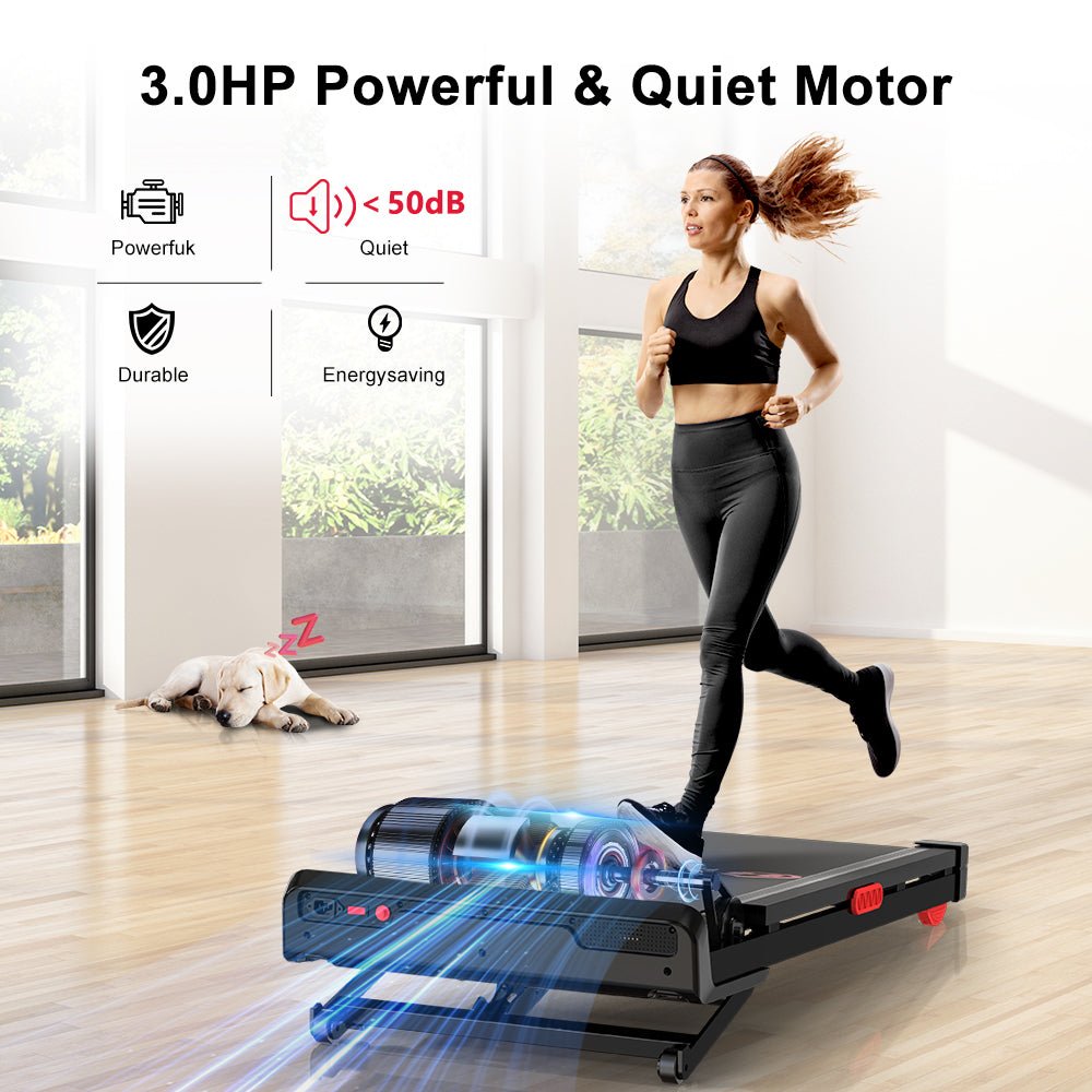 Homefitnesscode Y1 Treadmill: 0 - 9% Auto Incline & Adjustable Speed from 1 - 10 KM/H - Walking Pad IE - Ireland