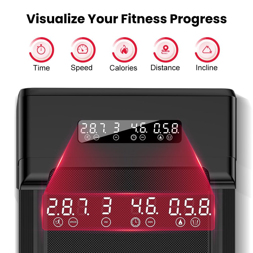 Homefitnesscode Y1 Treadmill: 0 - 9% Auto Incline & Adjustable Speed from 1 - 10 KM/H - Walking Pad IE - Ireland
