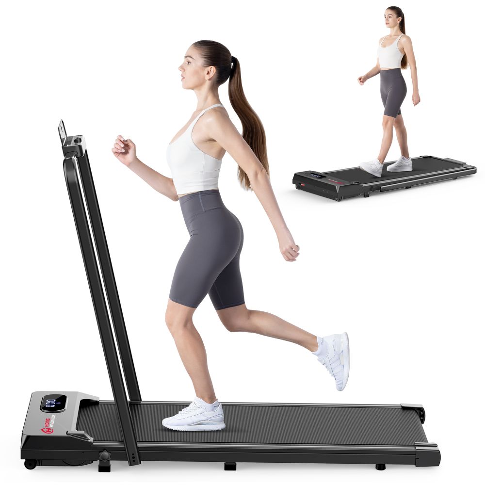 Compact Folding Treadmill S1 - Adjustable Speed 1-6 KM/H for Convenient Home Workouts