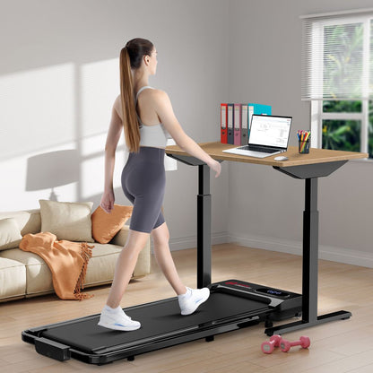 Compact Folding Treadmill S1 - Adjustable Speed 1-6 KM/H for Convenient Home Workouts