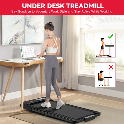 Compact Folding Treadmill S1 - Adjustable Speed 1-6 KM/H for Convenient Home Workouts