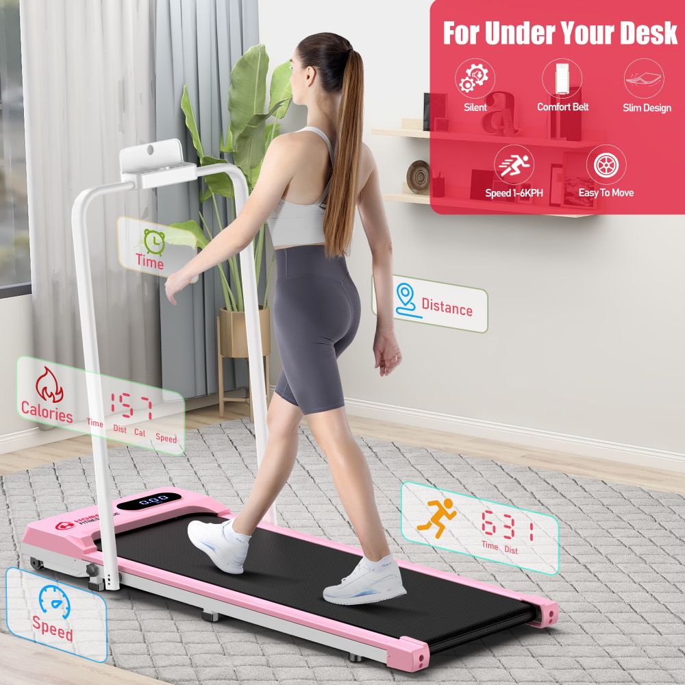 Compact Folding Treadmill S1 - Adjustable Speed 1-6 KM/H for Convenient Home Workouts