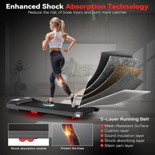 Sperax Deluxe Deck Treadmill - Elevate Your Fitness Journey! - Walking Pad IE - Ireland