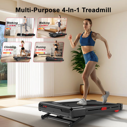 Elevate Your Workout with the Y1 Treadmill: 0-9% Auto Incline & Adjustable Speed from 1-10 KM/H